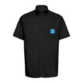 Oxford-Hemd kurzarm Herren – Black