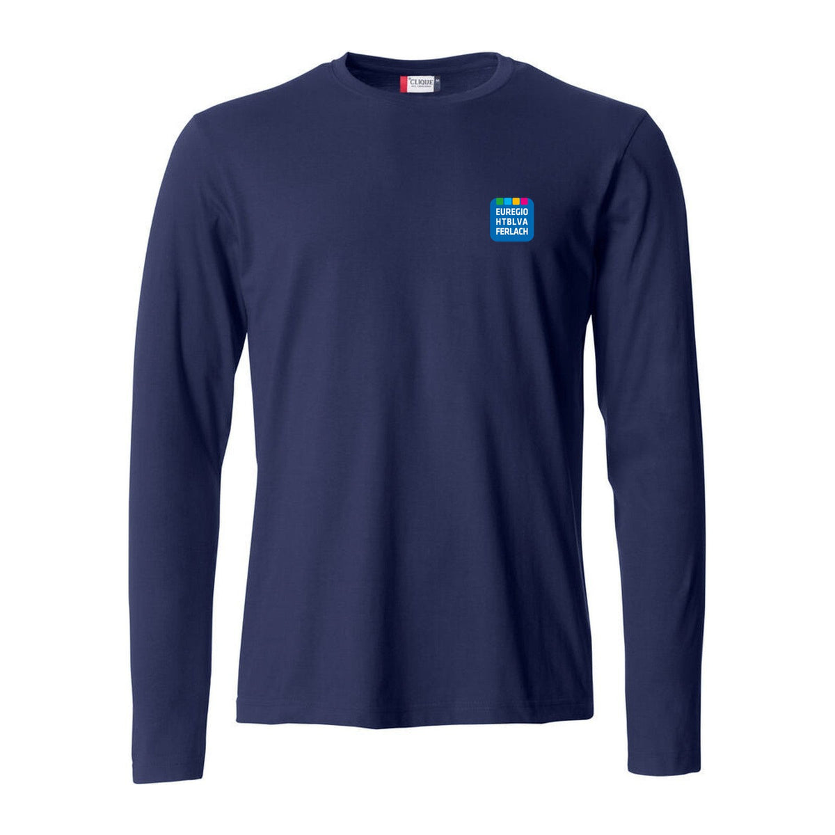 Basic T-Shirt langarm Herren – Dark Navy