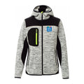 Trip Hybrid Jacke Damen – Grau Meliert/Schwarz-Fluogelb