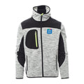 Trip Hybrid Jacke – Grau Meliert/Schwarz-Fluogelb